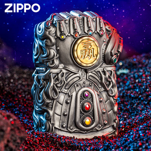 zippo霸气手套送礼防风煤油火机