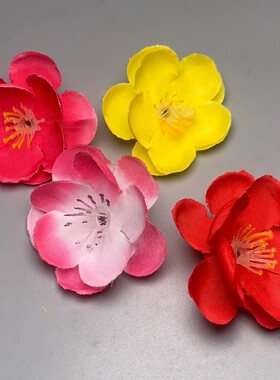 仿真梅花 创意盘饰 摆花配件 塑料胶花装饰 意境摆盘配件点缀糖艺