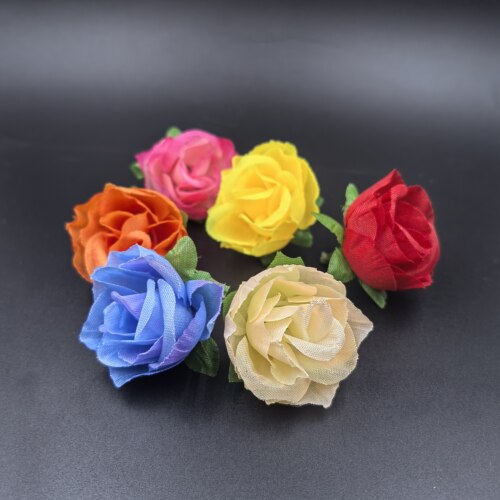 仿真小玫瑰花环墙装饰假花