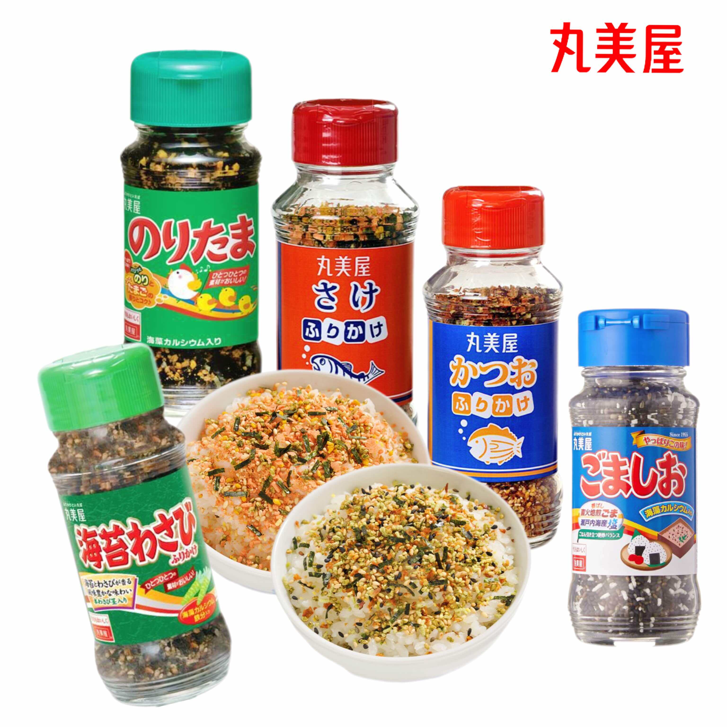 日本直邮丸美屋即食芝麻海苔拌饭料鸡蛋芥末鲑鱼佐饭日式调味料