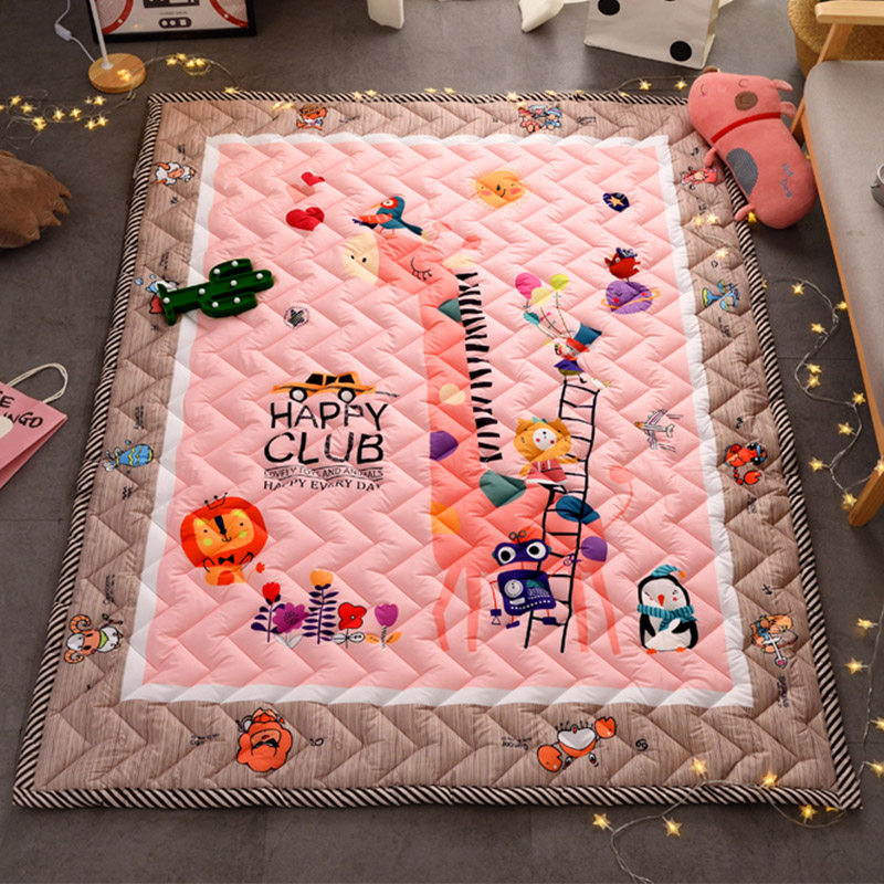 宝宝爬行垫防滑可折叠爬爬垫婴儿加厚地垫家用游戏毯水洗无毒无味