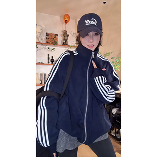 50669 - 新款时尚百搭休闲五道杠棒球服外套1.12