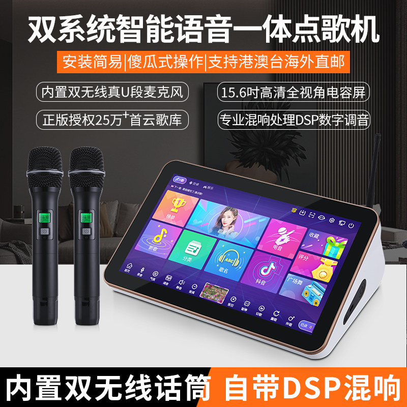 家庭三合一体点歌机卡拉Ok高清KTV/卡拉OK音箱