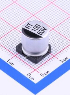 RT1J101M1010 贴片型铝电解电容 100uF ±20% 63V SMD,D10xL10.2m