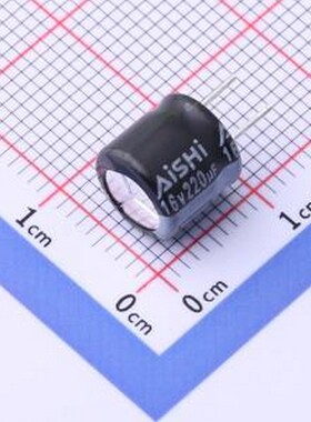 EML1CM221F07C50T 直插铝电解电容 220uF ±20% 16V 黑色 PET 插