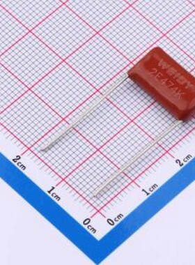 W212E474KM8L00A00W 薄膜电容 470nF ±10% 250V 插件,P=15mm