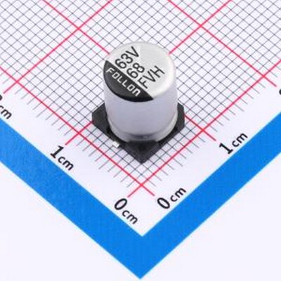 EFVH063ADA680M08B0 贴片型铝电解电容 68uF ±20% 63V SMD,D8xL1