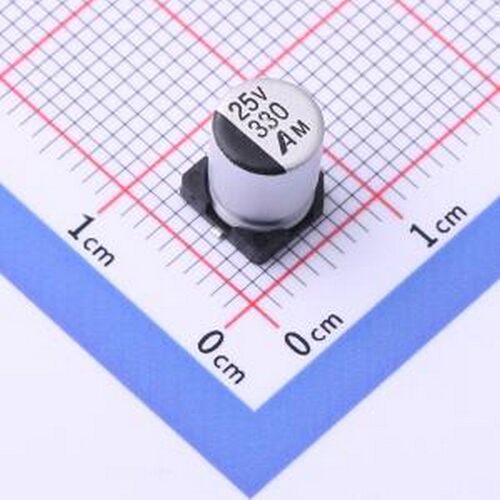 GVM1E331M0607 贴片型铝电解电容 330uF ±20% 25V SMD,D6.3xL7.7