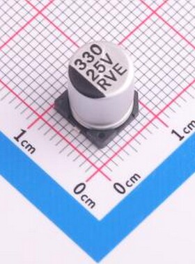 RVE1E331M0810 贴片型铝电解电容 330uF ±20% 25V SMD,D8xL10.2m