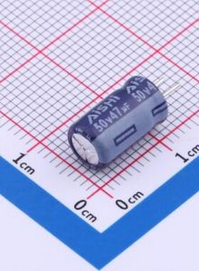 ERS1HM470E11C36T 直插铝电解电容 47uF ±20% 50V CLEAR 紫色PET