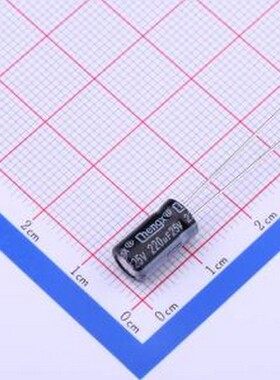 KM227M025E11RR0VH2FP0 直插铝电解电容 220uF ±20% 25V 插件,D6