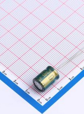CV101MIA13B 直插铝电解电容 100uF ±20% 80V 插件,D10xL13mm