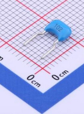 CD3A102KC94ER1F100 直插独石电容(MLCC) 1nF ±10% 1kV 插件,P=5