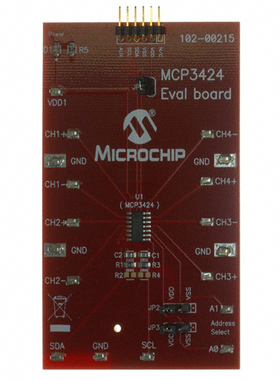 MCP3424EV【EVALUATION BOARD FOR MCP3424 】