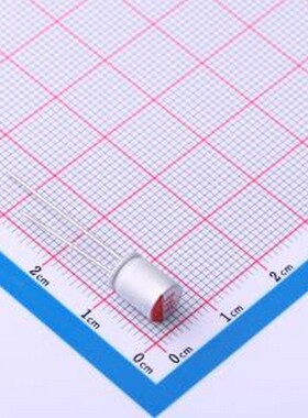 HS1C107M0608PC 固态电容 100uF ±20% 16V 插件,D6.3xL8mm