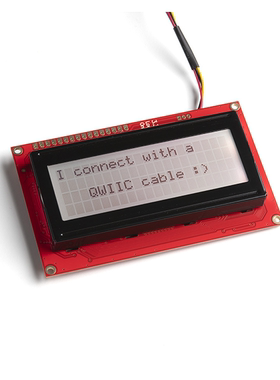 LCD-16398【SPARKFUN 20X4 SERLCD - RGB BACKL 】