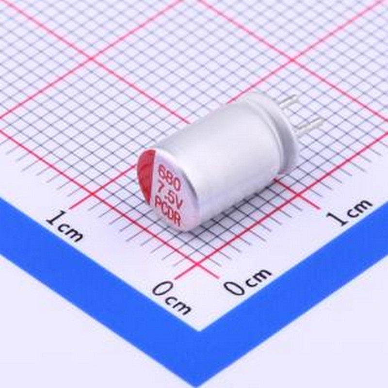 PC0I681ME090Z35CR0 固态电容 680uF ±20% 7.5V 插件,D6.3xL9mm