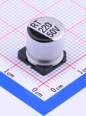 RT1H221M1010 贴片型铝电解电容 220uF ±20% 50V SMD,D10xL10.2m