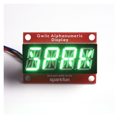 COM-18566【QWIIC ALPHANUMERIC DISPLAY GREEN 】