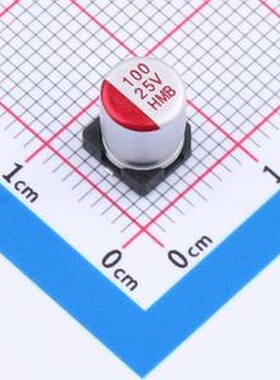 118EC241 固液混合铝电解电容器 100uF ±20% 25V SMD,D6.3xL7.7m