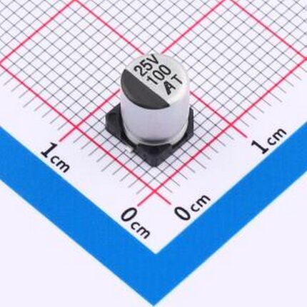 GVT1E107M0608CN 贴片型铝电解电容 100uF ±20% 25V SMD,D6.3xL7