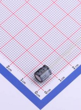 ECEA1CKA101 直插铝电解电容 100uF 16V 插件,D6.3xL7mm