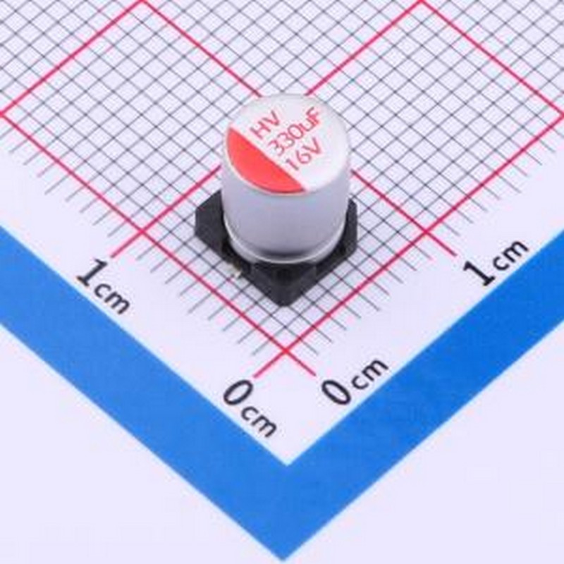 HV1C337M0607PZ 固态电容 330uF ±20% 16V SMD,D6.3xL7.7mm