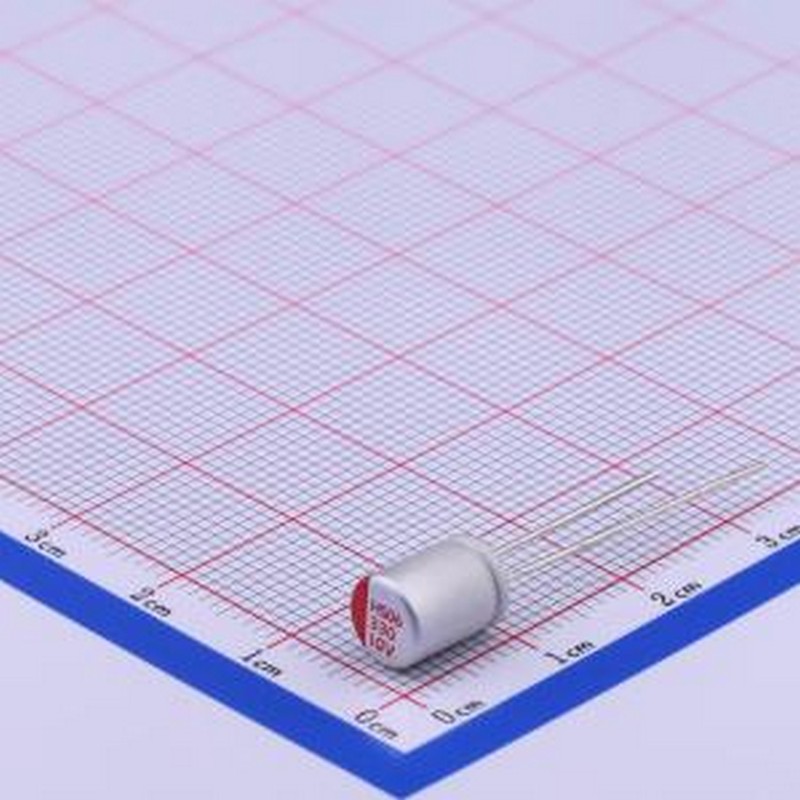 HS1A337M0608PC 固态电容 330uF ±20% 10V 插件,D6.3xL8mm