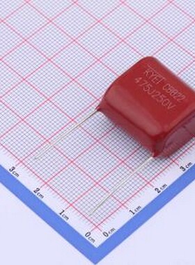 KP475J2E2202 聚丙烯膜电容(CBB) 4.7uF ±5% 250V 插件,P=22.5mm