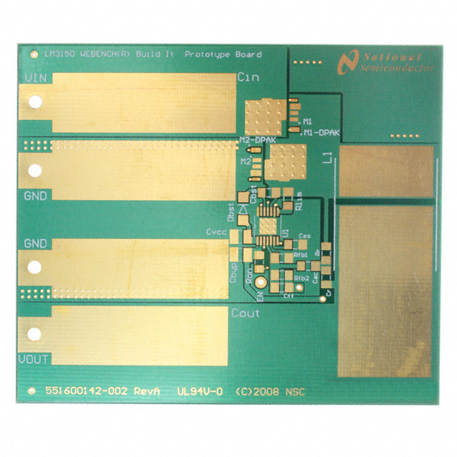 551600142-002/NOPB【WEBENCH BUILD IT BOARD LM3150 】
