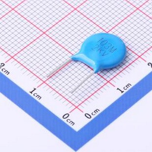 Y5V103M2KV16CC0204 直插瓷片电容 10nF ±20% 2kV 插件,P=7.5mm