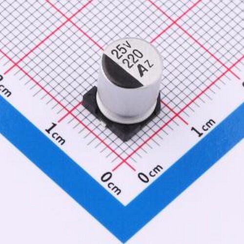 GVZ1E227M0810CN 贴片型铝电解电容 220uF ±20% 25V SMD,D8xL10.
