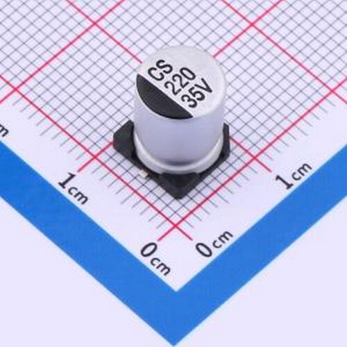 CS220UF35V167RV0148 贴片型铝电解电容 220uF ±20% 35V SMD,D8x