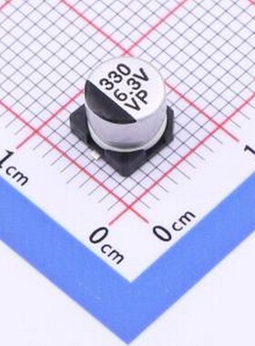 VP0J331M0605 贴片型铝电解电容 330uF ±20% 6.3V SMD,D6.3xL5.4