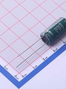 RD200M220LO10*20H-8A2C 直插铝电解电容 22uF ±20% 200V 插件,D