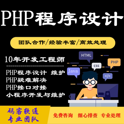 php二次开发代码修改编写源码网页设计thinkphp开发定制问题解决 商务/设计服务 企业形象VI设计 原图主图