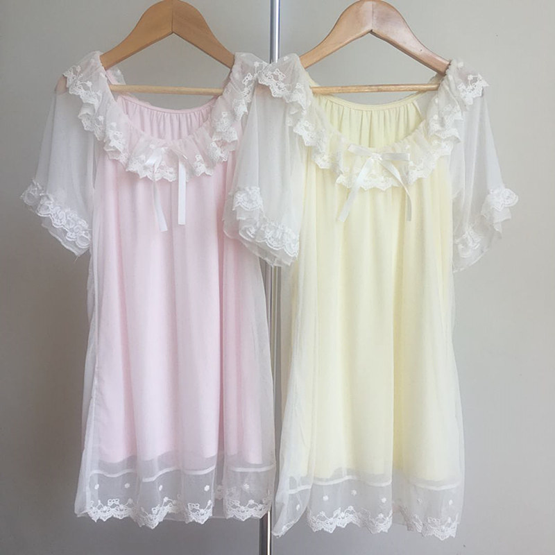 女童蕾丝睡裙莫代尔宝宝公主睡衣薄宫廷网纱裙夏季儿童短袖家居服,童装/婴儿装/亲子装,家居裙/睡裙,淘宝优惠券,粉丝福利购,淘宝优惠卷