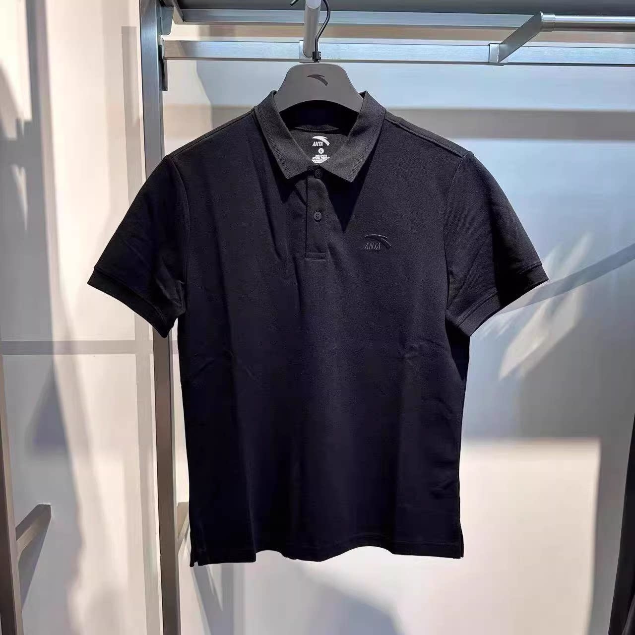 安踏大师POLO衫冰丝翻领短袖男士1夏季新款透气休闲上衣152628116