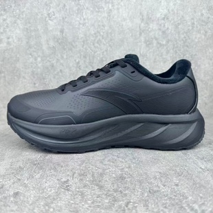 安踏旅步2.5代加绒革面PG7跑步鞋男鞋2025冬款保暖2运动112545545