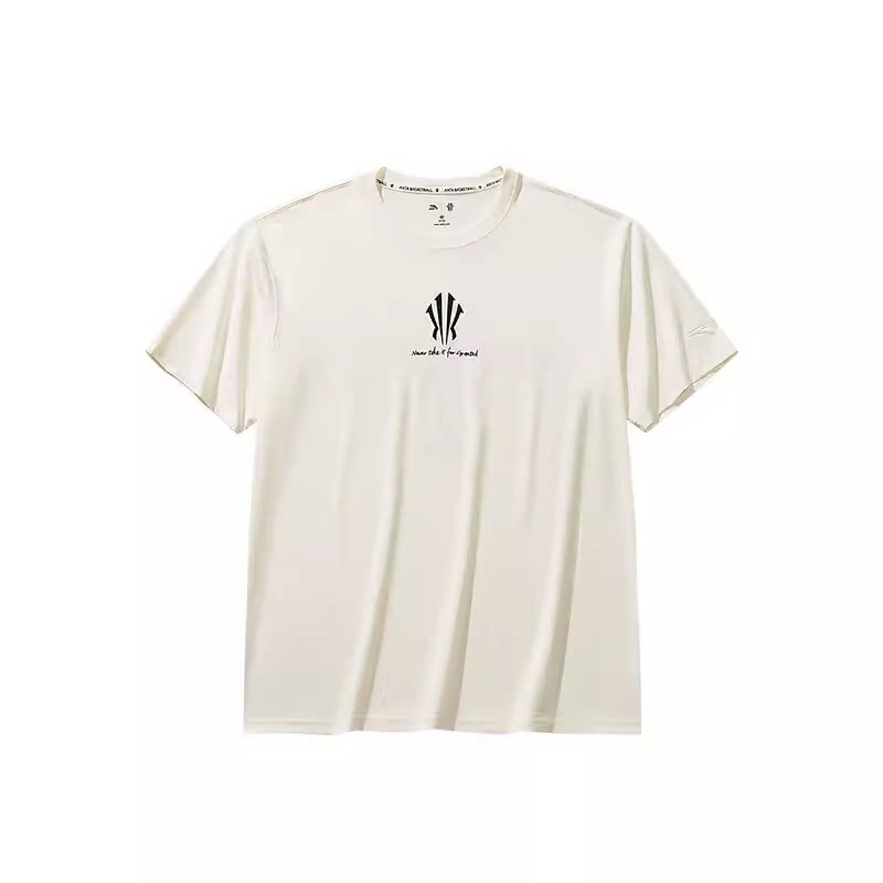 安踏凯里欧文系列篮球T恤2短袖冰丝透气男夏季新款上衣172621111