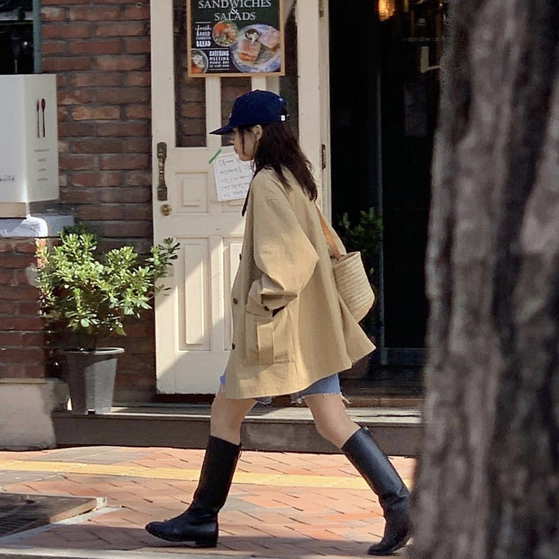 XIAO NI韩国modestmo小众风衣外套女高级感2025早春韩国设计师款