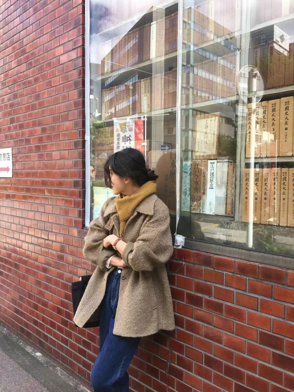 XIAONI24年 overt*ke羊毛大衣女秋冬韩国东大门款女装呢子设计感
