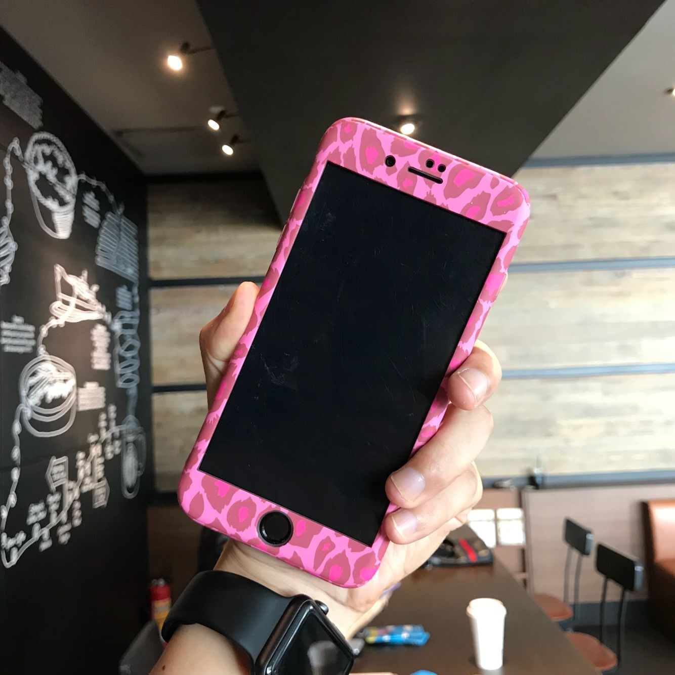 ǰºóÈ«°ü·Ûºì±ªÎÆÆ»¹û7plusÊÖ»ú¿ÇÅ®¿îÉ§ÆøiPhone6s 8plus·Àˤ¿Ç