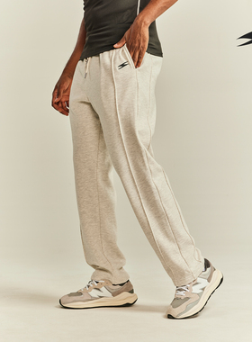 SOCKKEY 针织春款直筒裤纯色美式运动健身跑步锻炼篮球卫裤男