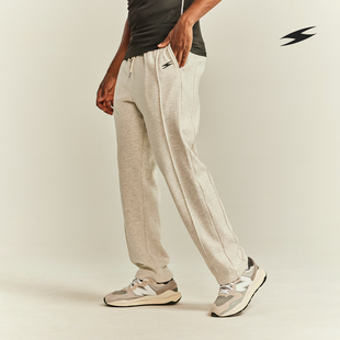 SOCKKEY 针织春款直筒裤纯色美式运动健身跑步锻炼篮球卫裤男