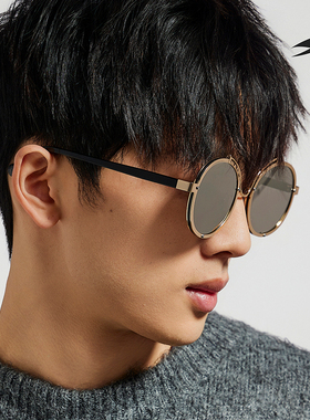 SOCKKEY圆形太阳镜个性街头复古时尚韩版圆脸眼镜潮