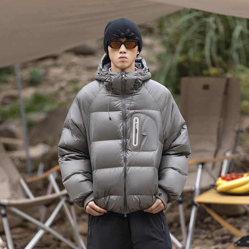 SOCKKEY反光条轻量羽绒服