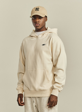 SOCKKEY 连帽春款套头卫衣美式简约纯色运动跑步潮牌外套帽衫