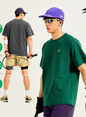 SOCKKEY杜邦Sorona运动插肩短袖T恤速干弹吸湿排汗弹力圆领篮球服