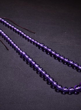 无瑕高透蓝锆石项链 大小珠圆珠锆石项链毛衣链配饰